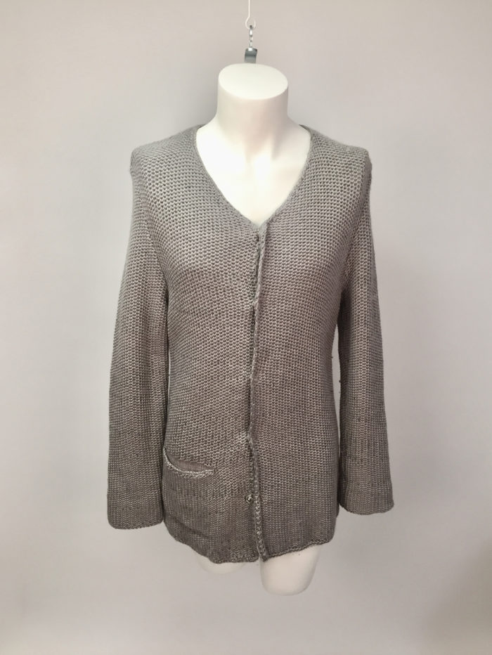 Knitted Tuck jacket M-L