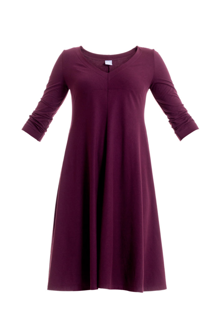 AR24 Wide dress with 3/4 sleeves