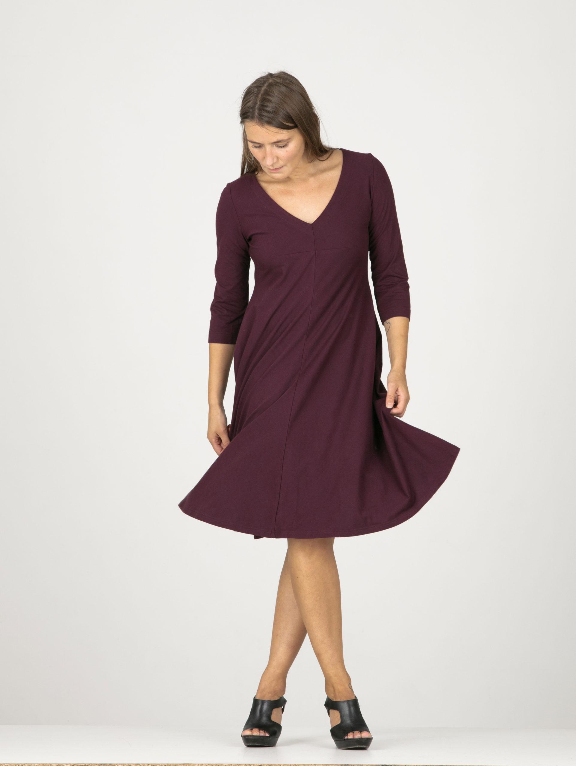 AR 24 Wide dress with 3/4 sleeves
