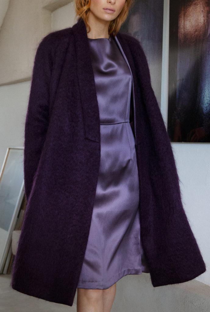 Mohair coat midi - ANNA RUOHONEN - Made-to-order