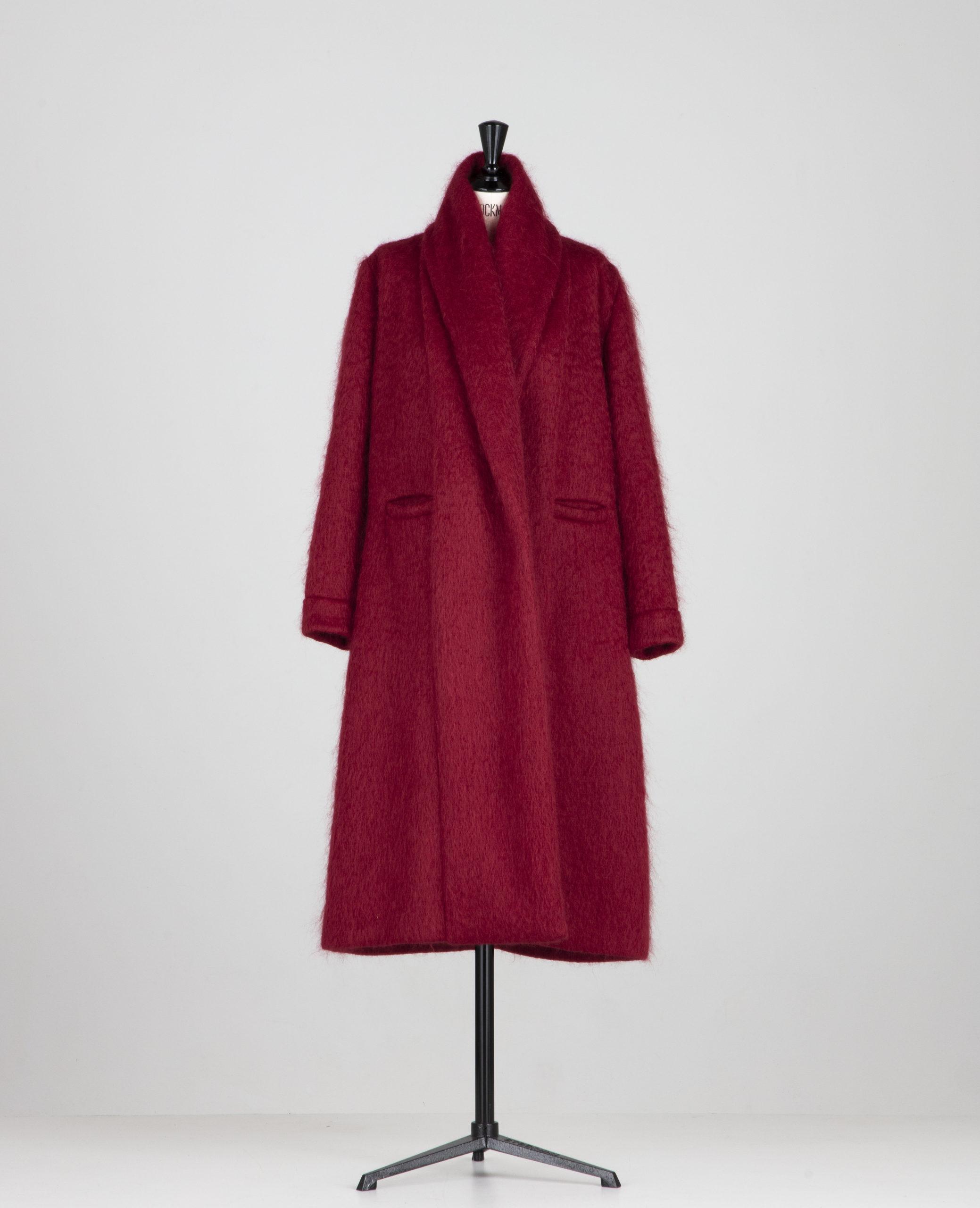 ANNA RUOHONEN- Tabaco Mohair long coat