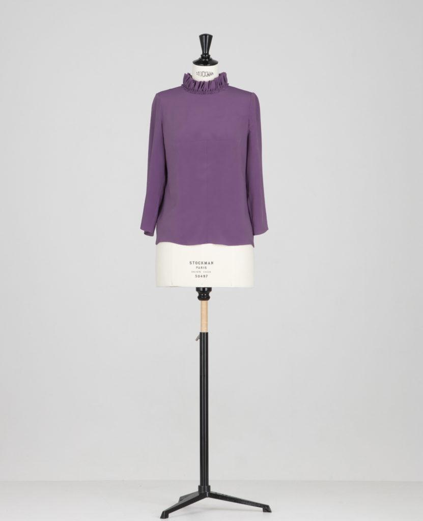 Rosebud shirt lavendel- ANNA RUOHONEN Made-to-order collection